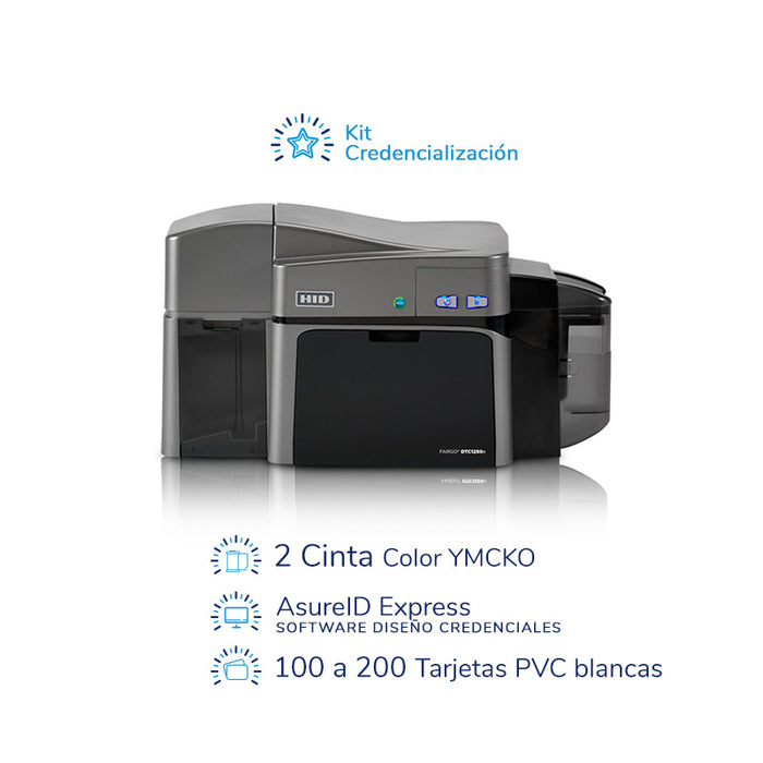 Fargo DTC1250e KIT - IMPRESIÓN AMBOS LADOS