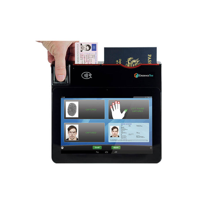 Escáner biométrico móvil CredenceTAB